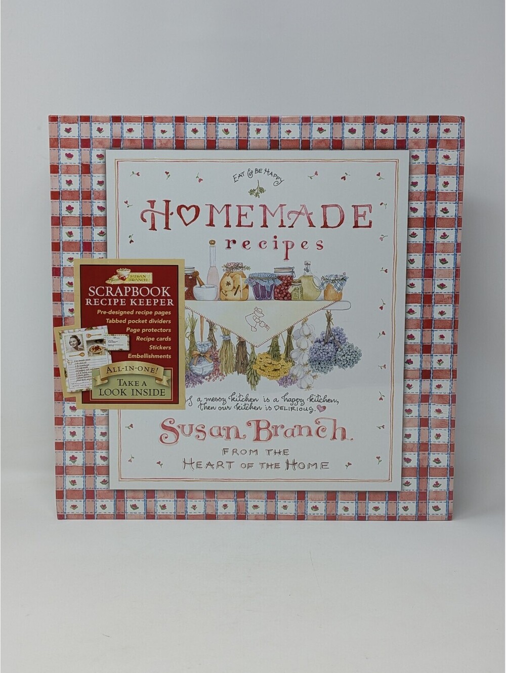 Susan Branch Homemade Recipes Scrapbook Recipe Keeper Deluxe Binder Kit New